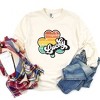 Simply Sage Market Women's Retro Lucky Colorful Long Sleeve Garment Dyed Tee - 3 of 4
