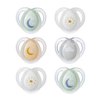 Tommee Tippee Night Time 2 Silicone Baby Dummies 18-36m au meilleur prix  sur