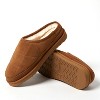 Fireside by Dearfoams Men's Grafton Quilted Genuine Shearling Clog Slipper - 3 of 4