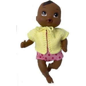 Doll Clothes Superstore Yellow Sweater Fits Some Baby Alive And Little Baby Dolls - 1 of 4