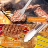 Itopfox Grill Accessories Kit with 4-in-1 BBQ Spatula, Fork, Tong, Brush, Skewers & Silicone Corn Holders, Perfect Grilling Gift Set for Men & Women - 4 of 4