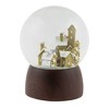 Northlight Christmas Village in the Woods Musical Snow Globe - 6.5" - 3 of 4