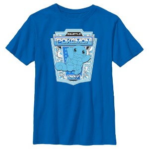 Boy's Pokemon Squirtle Metallic Badge T-Shirt - 1 of 4