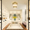 10.12" Ximena Drum Shade Ceiling Light - River of Goods: Gold-Tone Semi-Flush, Mixed-Material, UL Listed - 4 of 4