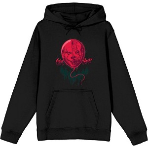 It Chapter 2 Scary Clown Balloon Adult Long Sleeve Hoodie - 1 of 2