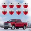 VEVOR Body Mount Bushing Kit, Compatible with 2008-2016 F250 F350 Super Duty, 60 PCS Polyurethane Body Mount Kit, Quick Replacement, Red - 2 of 4