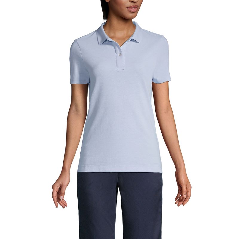 School Uniform Young Women's Short Sleeve Feminine Fit Mesh Polo Shirt, 1 of 3