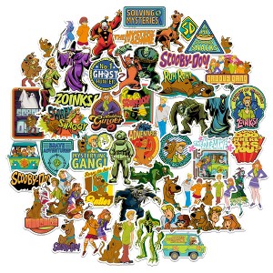 Scooby-DOO Sticker Pack Die Cut Vinyl Large Deluxe Stickers Variety Pack - 1 of 4