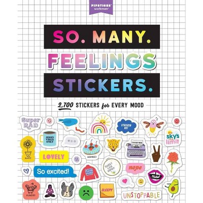 So. Many. Feelings Stickers. - (Pipsticks+workman) (Paperback)