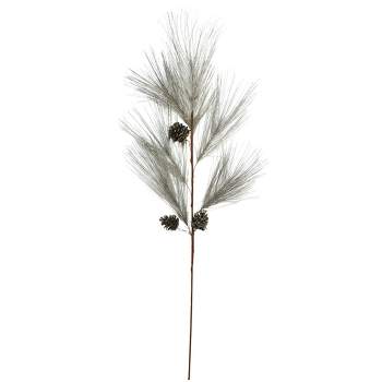 Northlight 40" Brown and Gray Long Needle Pine Cone Artificial Christmas Spray