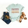 Simply Sage Market Women's Grateful Stacked Short Sleeve Graphic Tee - 2 of 2