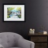 Trademark Fine Art - Jeanette Vertentes The Waterfall Matted Framed Art - 2 of 4