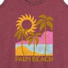 Women's - Instant Message - Palm Beach Deco Graphic Racerback Tank - 2 of 4