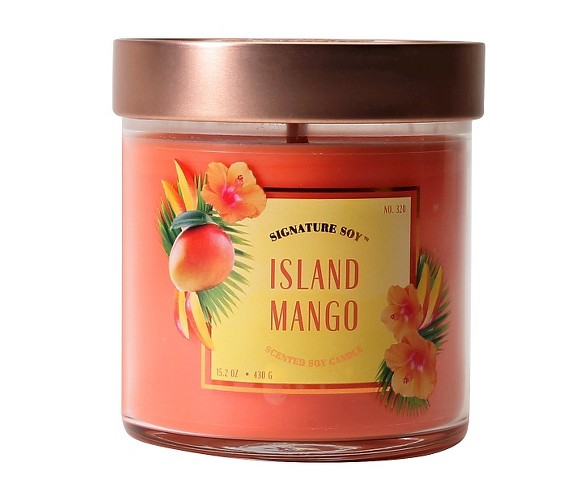 Jar Candle Island Mango 15.2oz - Signature Soy&#174;