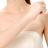 Guili Sterling Silver Cubic Zirconia Center Stone Bracelet, Elegant Sophistication for Timeless Appeal, Perfect for Day or Night Wear - 3 of 3