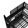 Kumasinova Bunk Bed,Metal Triple Bunk Bed with Ladder,Safety Guardrails for Kids,Bedroom,Noise-reduced Design - 3 of 4