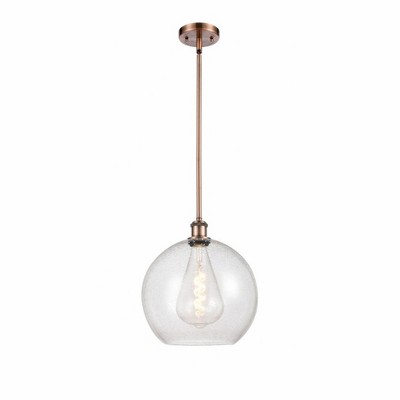 Athens - 1 Light Mini Pendant In Industrial Style-14.38 Inches Tall and 11.75 Inches Wide