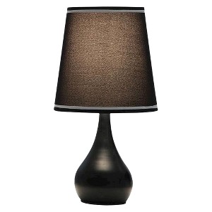 Ore International Teardrop Table Lamp - Black (Lamp Only)