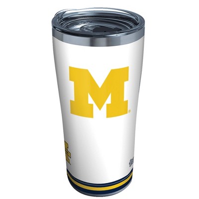 NCAA Michigan Wolverines 20oz Arctic Stainless Steel Tumbler