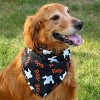 CTM Glow In The Dark Halloween Boo Ghost Print Holiday Bandana - 2 of 4