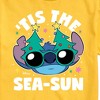 Men's - Lilo and Stitch - Tis the Sea-Sun Christmas Short Sleeve Graphic T-Shirt - 2 of 4