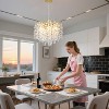 BAOURE Modern Black Tree Branch Chandelier 6-lights, 18.11in Linear Pendant Light Fixture for Dining Living Room Entryway Foyer Stairway Bedroom - 2 of 4