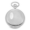 Black Bow Jewelry Swingtime Chrome-finish Brass Quartz Pocket Watch - 2 of 4