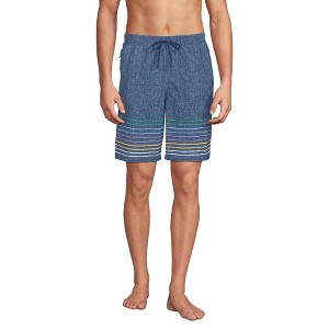 Lands' End Men's 9" Volley Hydroliner Swim Trunks - 1 of 4
