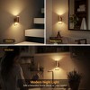 DORESshop 2-Pack 1W Plug-In LED Night Light with Light Sensor, Cylindrical Rose Gold Wall Lamp, Dimmable 0%-100% - 3 of 4