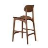 Boraam Solvang Wood Counter Height Barstool Brown Ale Finish - 4 of 4