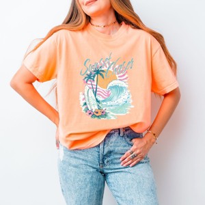 Simply Sage Market Sunset Chaser Waves Garment Dyed Tee - 1 of 4