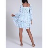 Women's Long Sleeve Front Tie Tiered Maternity Mini Dress | Motherhood Maternity - 2 of 4