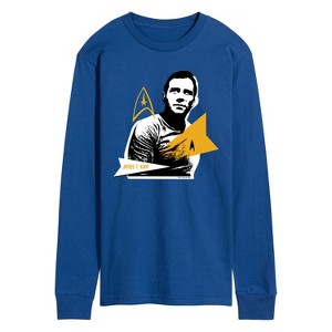 Men's - Star Trek - Retro Kirk Long Sleeve Graphic T-Shirt - 1 of 4