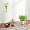 Acrylic Narrow Console Table for Entryway Clear Acrylic Table with Square Legs, Slim Design for Sofa, Foyer, Hallway, and Living Room - 2 of 4