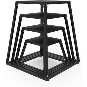 Plyo Box Jump Platforms, 12/18/24/30 Inch Single and Set Plyometric Jumping Box for Men and Women for Home Gym - 1 of 4