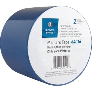 Business Source Painters Tape Multisurface 2"x60 Yards 2 Roll/PK BE 64016 - 1 of 1