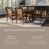 Maven Lane Leon Traditional Wooden Dining Table in Antiqued Finish - 3 of 4