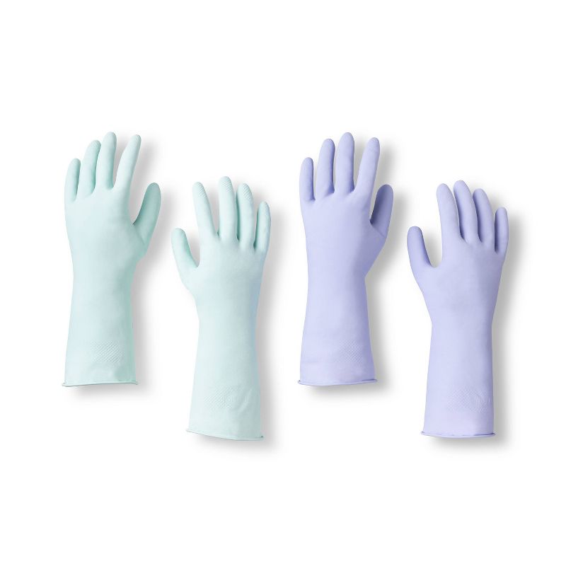 Reusable Double Pack Latex Gloves - Smartly™, 3 of 7