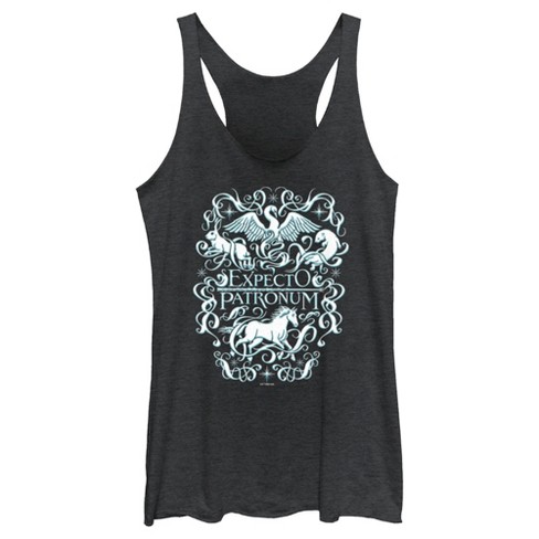 Women's Harry Potter Expecto Patronum Animals Racerback Tank Top