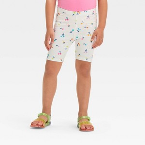 Toddler Girls' Cherries Shorts - Cat & Jack™ White - 1 of 3