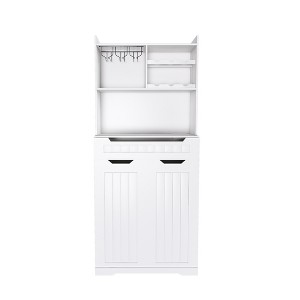Dexmalle White Buffet Cabinet with Multi Storage - 1 of 4