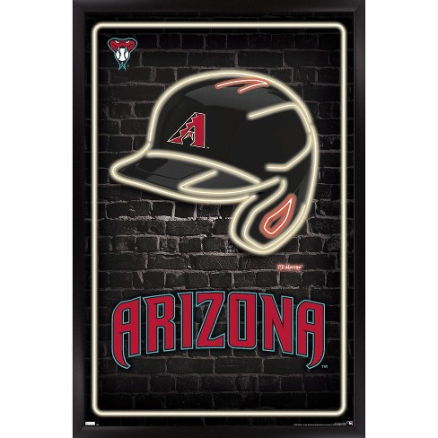 Trends International Nfl Arizona Cardinals - Neon Helmet 23 Framed Wall  Poster Prints Black Framed Version 14.725 X 22.375 : Target