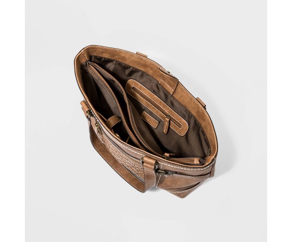 Bolo Cedarton Tote Handbag - Brown