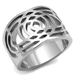 Slickblue Women's Stainless Steel Band Ring with Gold or Silver Finish, No Stone, Size 5-10 - 1 of 4