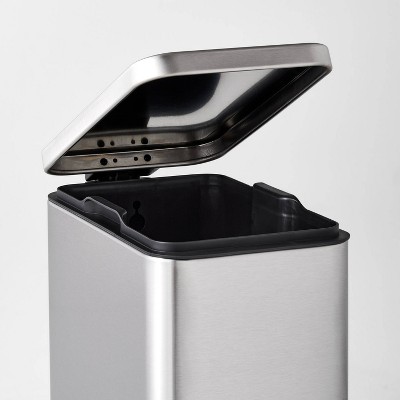 10L Stainless Slim Step Trash Can - Brightroom&#8482;_0