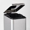 12L Round Step Trash Can Silver - Brightroom™