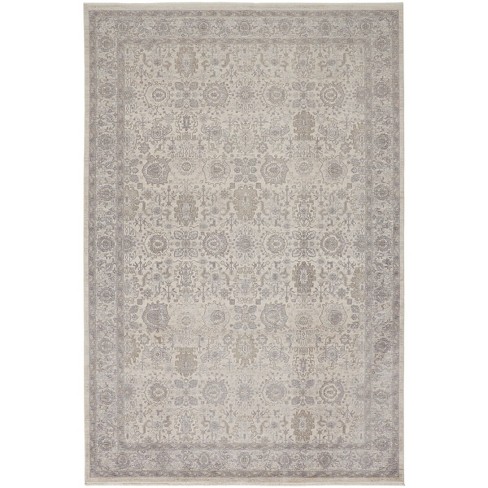 Marquette Transitional Oriental Gray/Silver/Ivory Area Rug - image 1 of 4