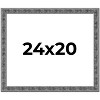 PosterPalooza | Distressed Black Picture Frame - UV Acrylic, Backing Board, Hanging Hardware Included - 2 of 4