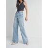 Women's Cuffed Palazzo - JUST BLACK DENIM - 2 of 4