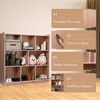 8-Section Kids Cubby Storage Cabinet with Mobile Tray - Toy Organizer & Classroom Lockers - 4 of 4
